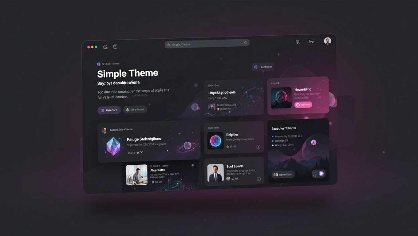 Preview of Simple Theme