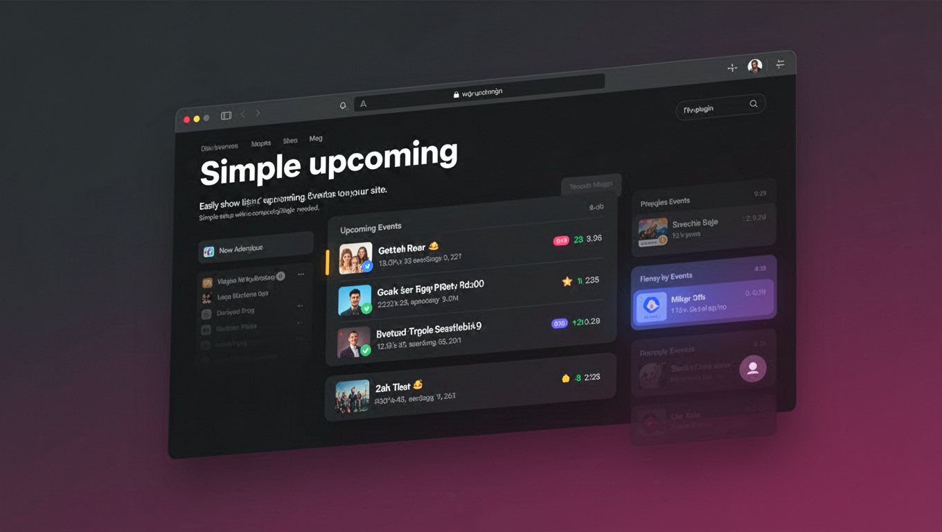 Preview of Simple upcoming
