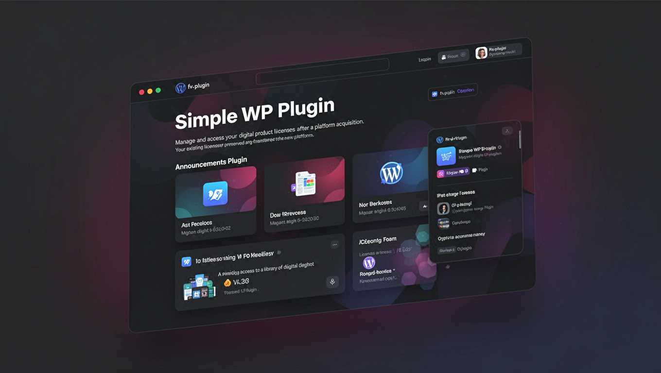 Preview of Simple WP Plugin