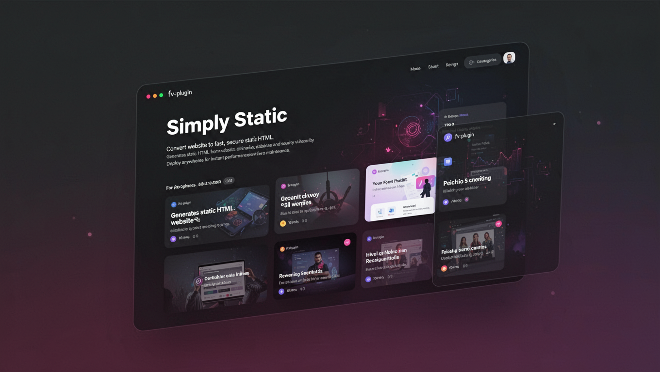 Preview of Simply Static