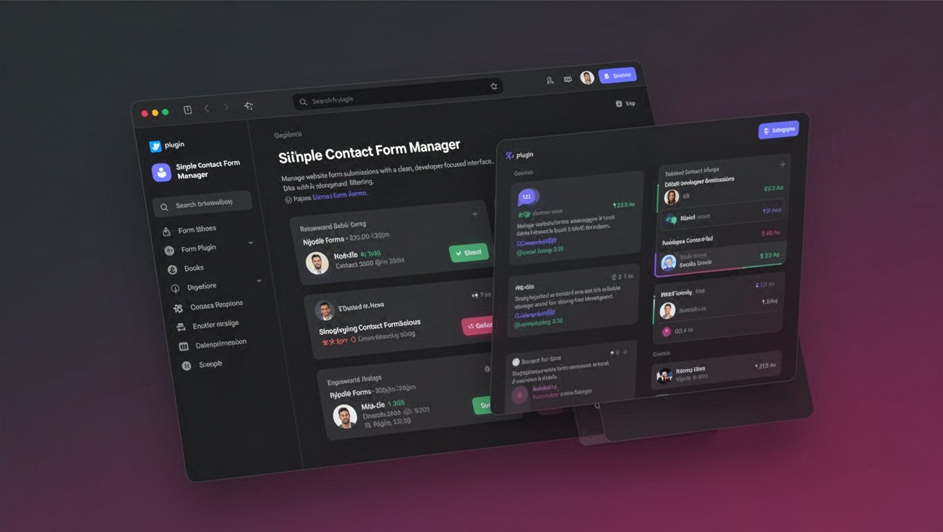 Preview of Sinple Contact Form Manager