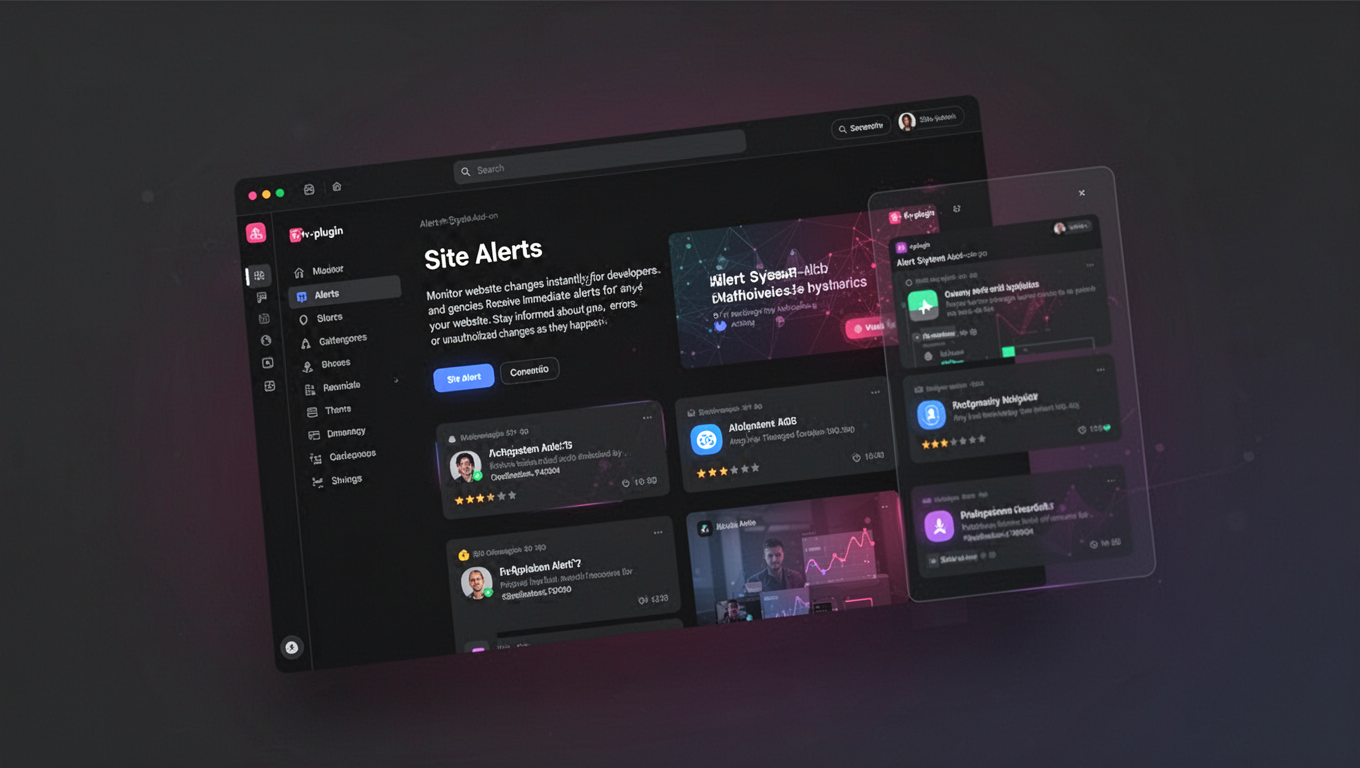 Preview of Site Alerts