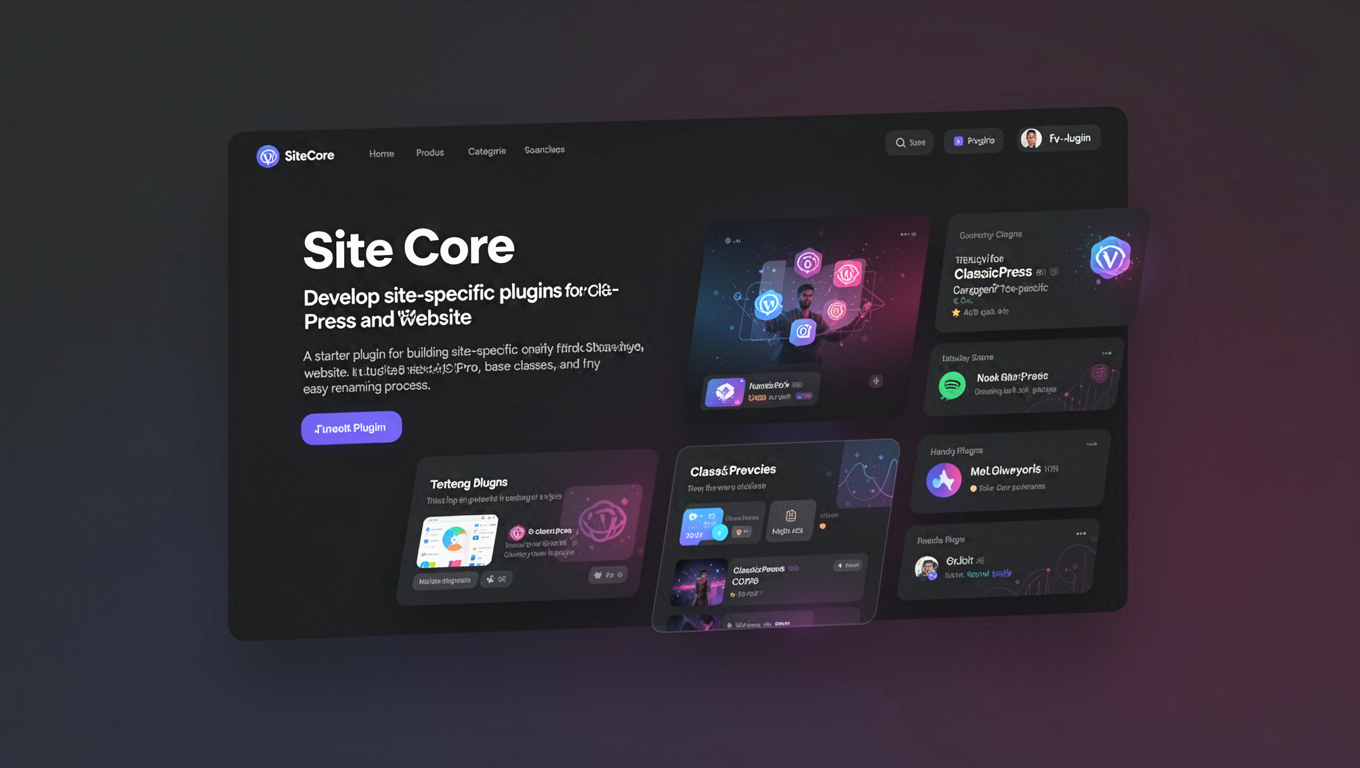 Preview of Site Core