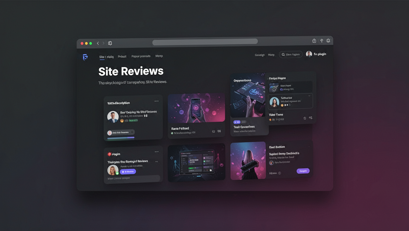 Preview of Site Reviews