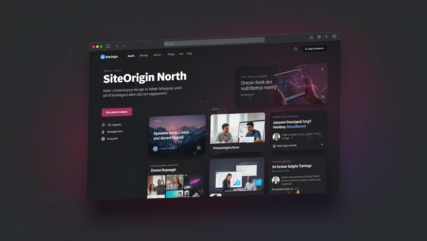 Preview of SiteOrigin North