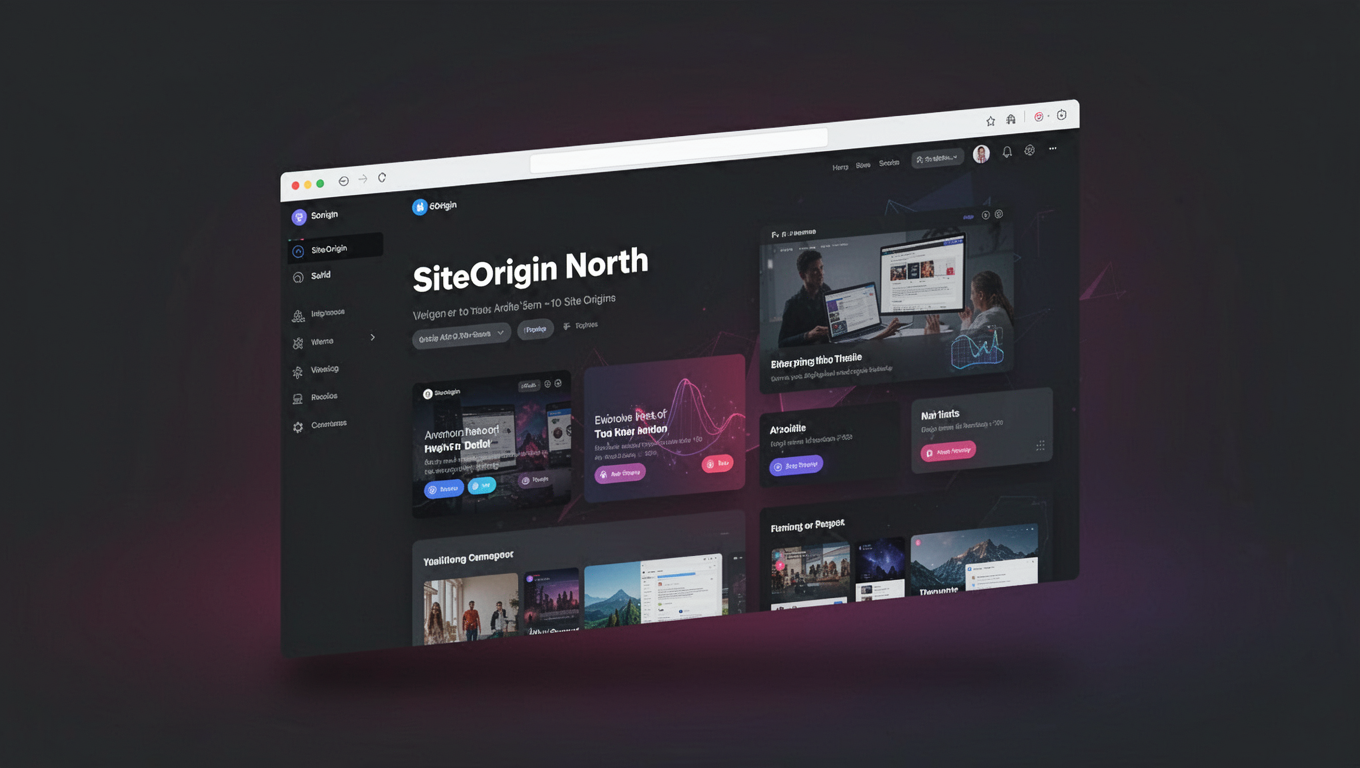 Preview of SiteOrigin North