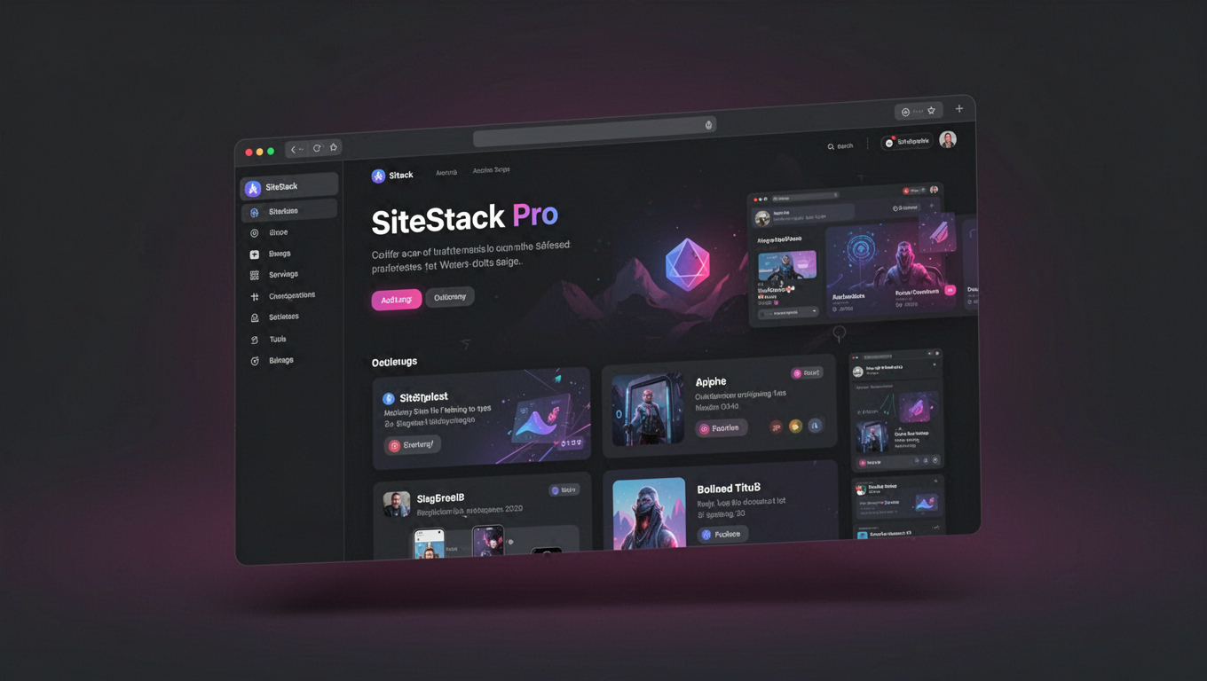 Preview of SiteStack Pro