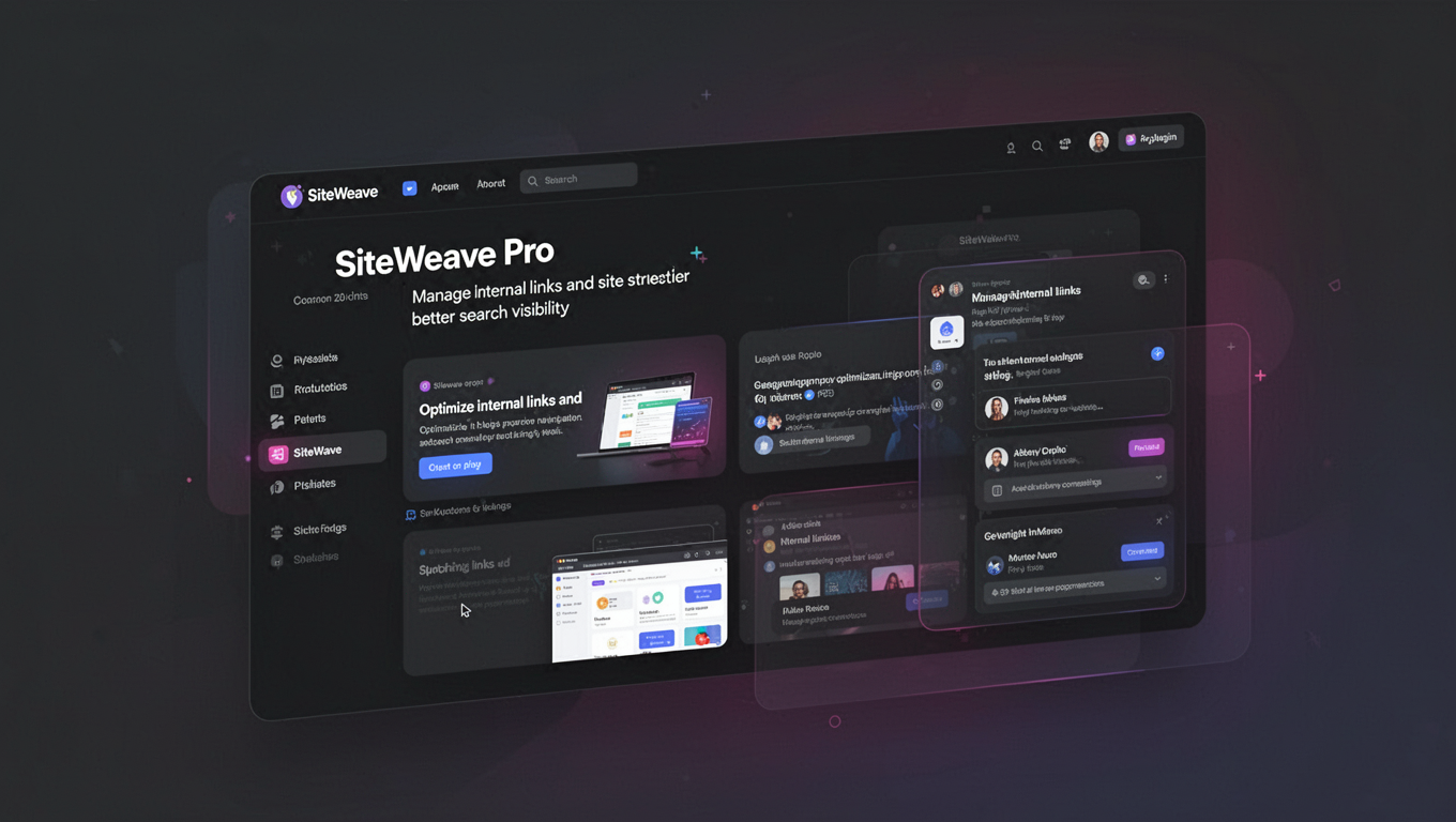 Preview of SiteWeave Pro