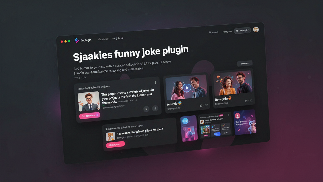 Preview of Sjaakies funny joke plugin