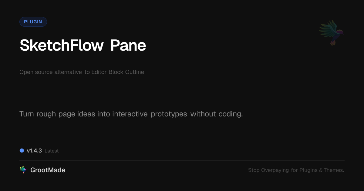 Preview of SketchFlow Pane
