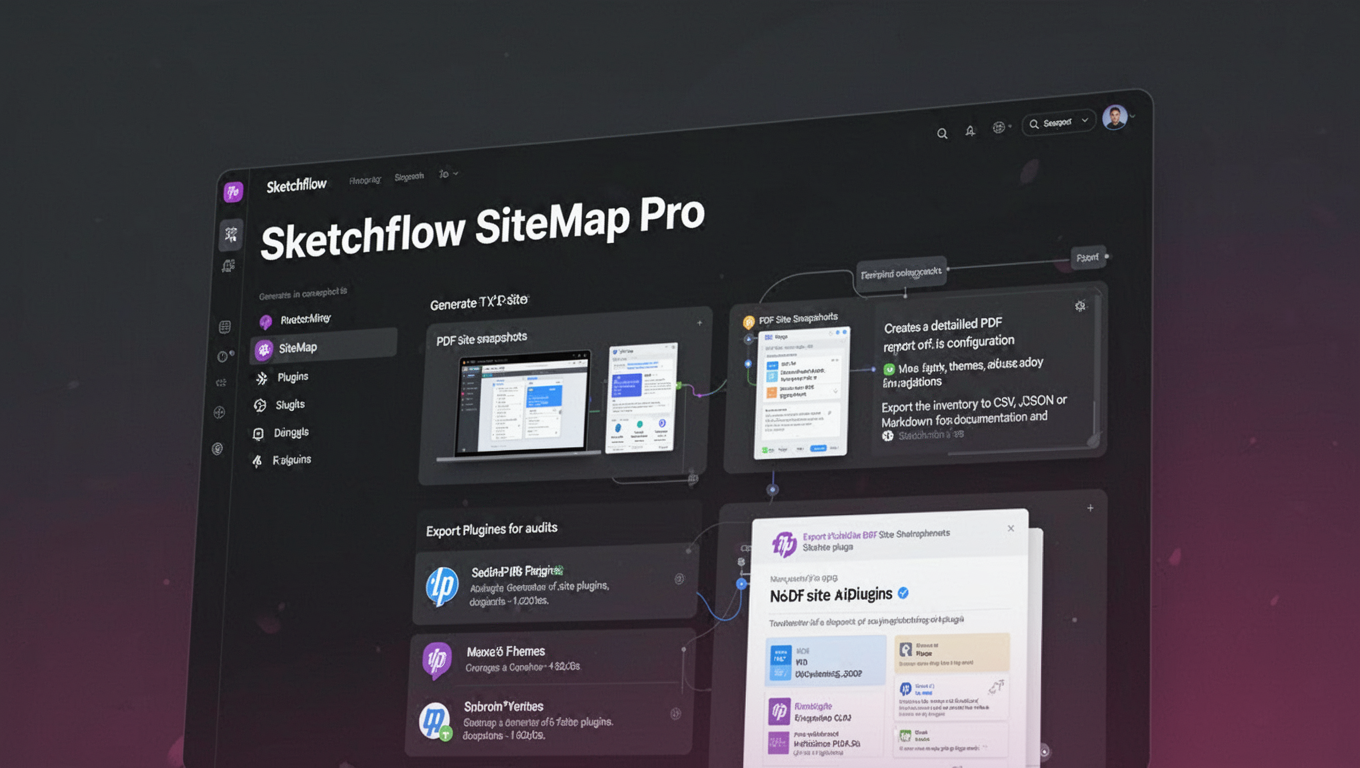 Preview of Sketchflow SiteMap Pro