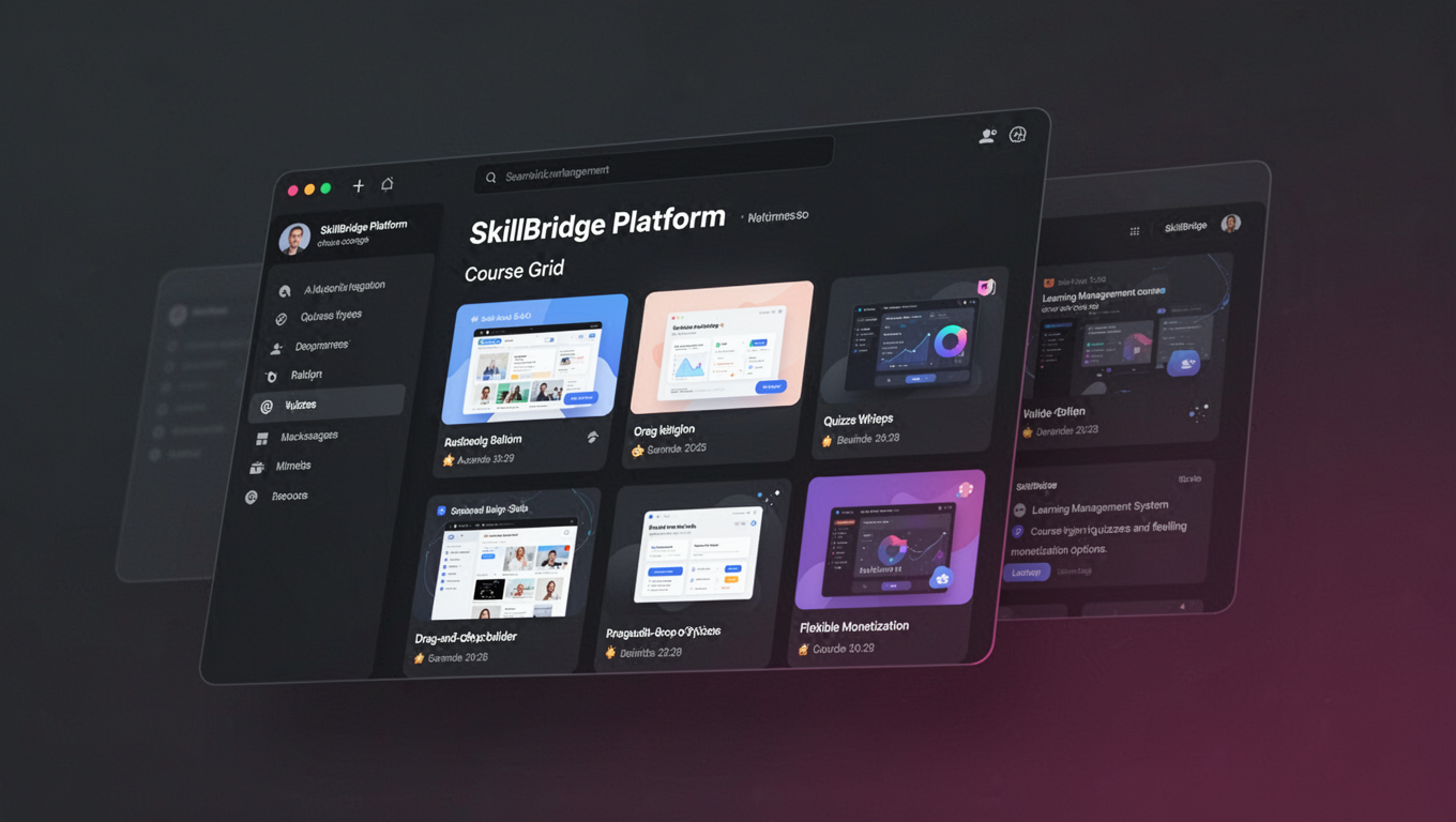 Preview of SkillBridge Platform - Course Grid