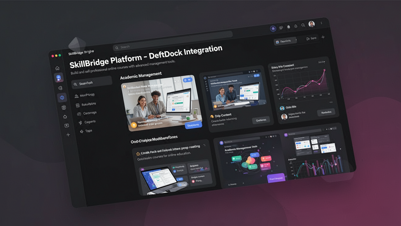 Preview of SkillBridge Platform - DeftDock Integration