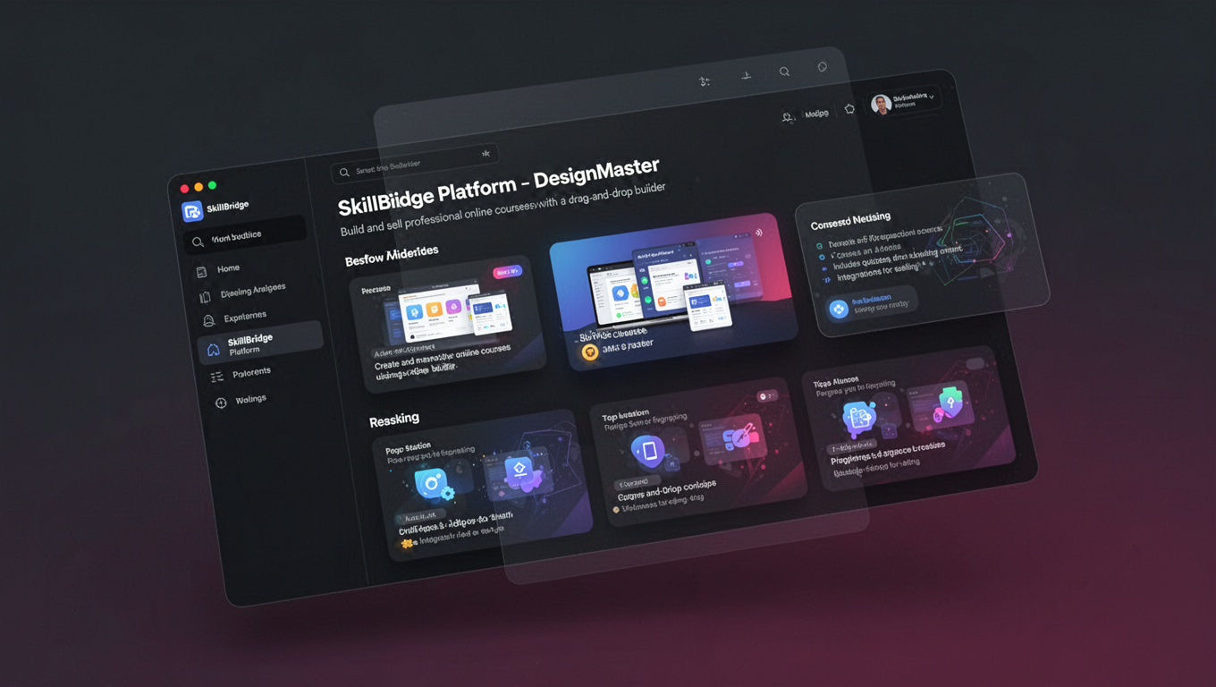 Preview of SkillBridge Platform - DesignMaster