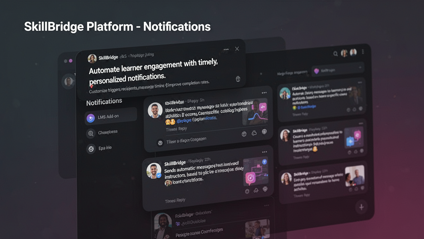 Preview of SkillBridge Platform - Notifications