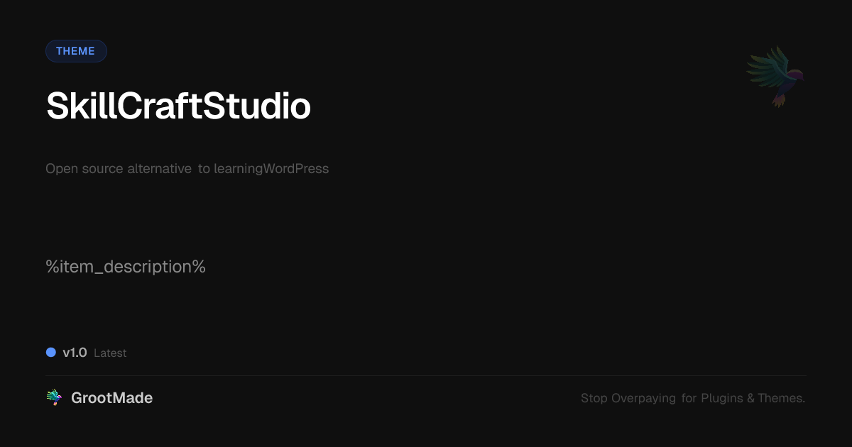Preview of SkillCraftStudio