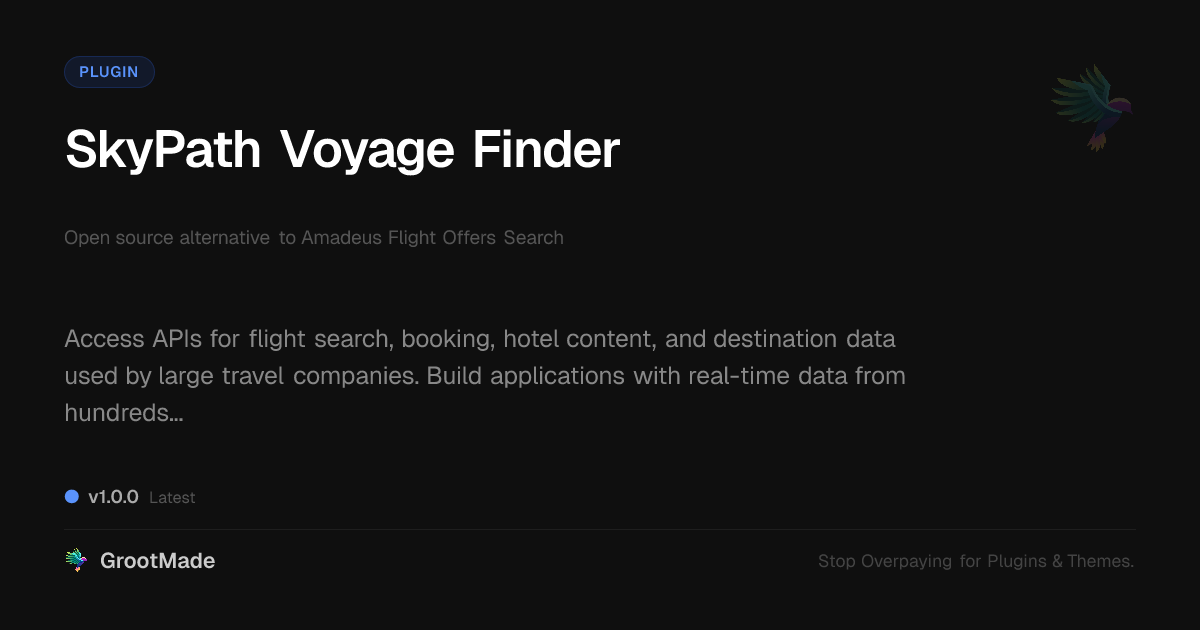 Preview of SkyPath Voyage Finder