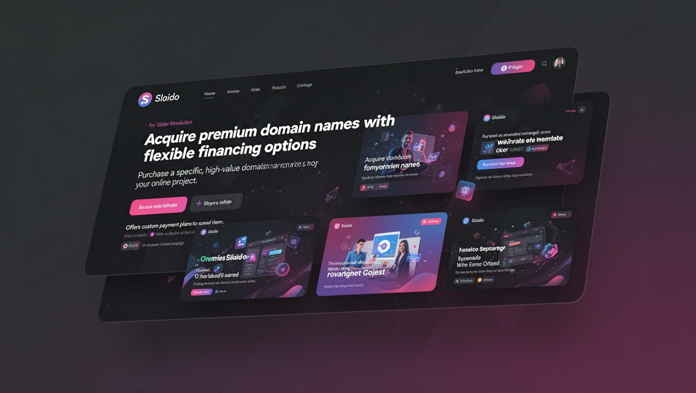 Preview of Slaido for Slider Revolution