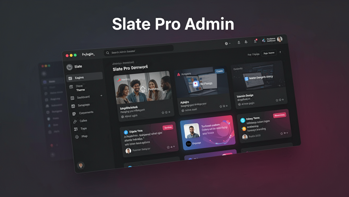 Preview of Slate Pro Admin