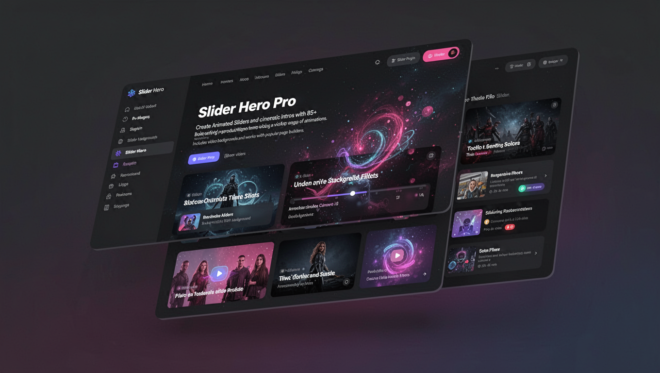 Preview of Slider Hero Pro