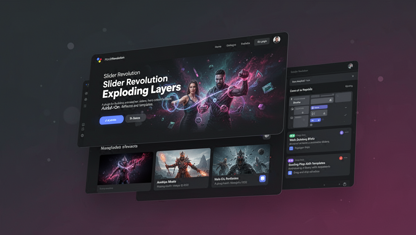Preview of Slider Revolution Exploding Layers Add-On
