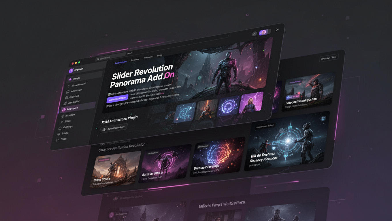 Preview of Slider Revolution Panorama AddOn