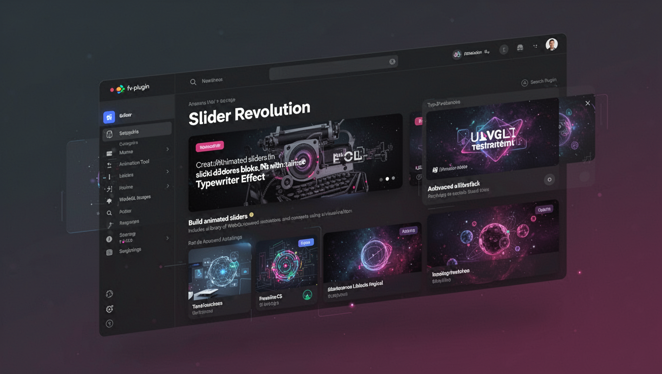 Preview of Slider Revolution Typewriter Effect