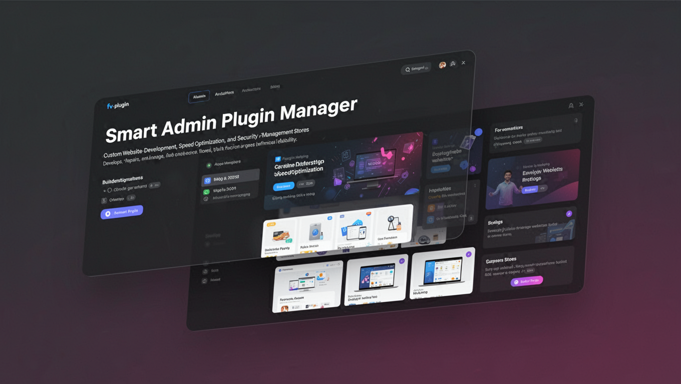 Preview of Smart Admin Plugin Manager