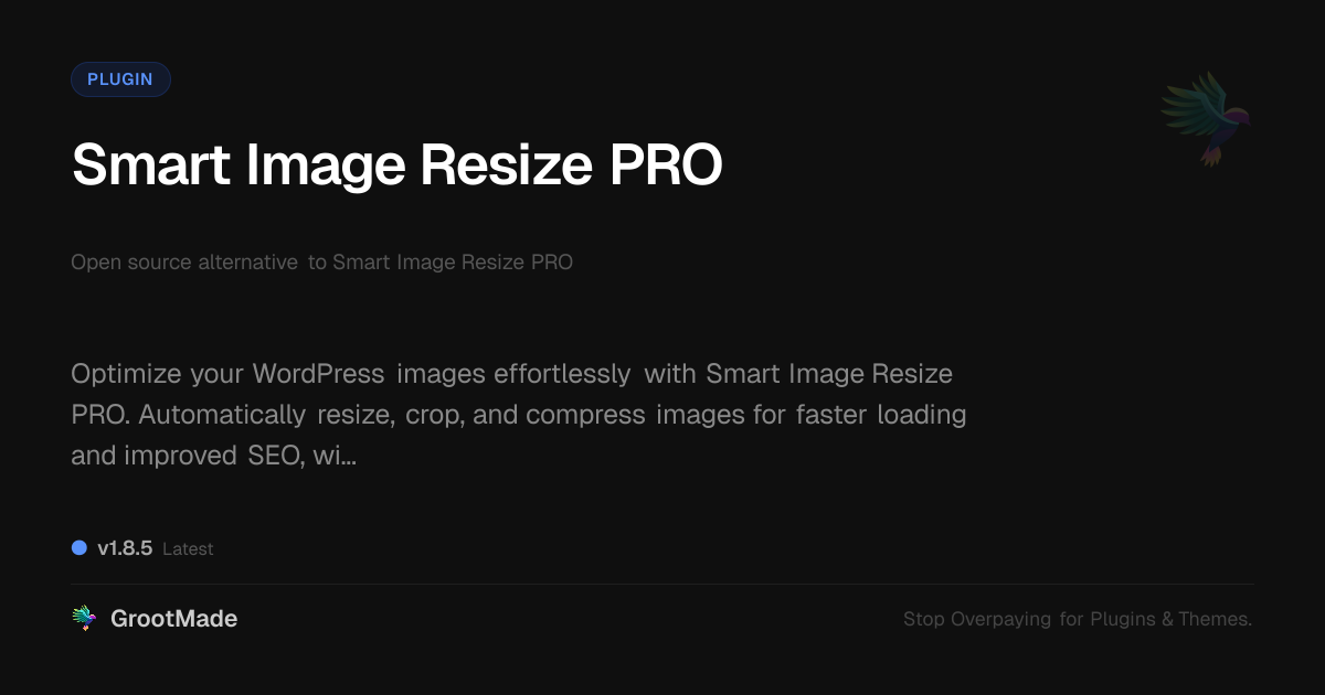 Preview of Smart Image Resize PRO