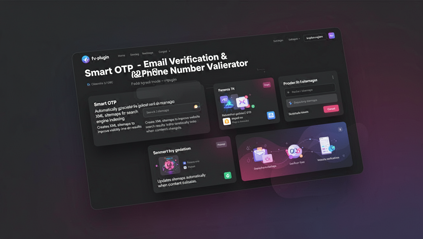 Preview of Smart OTP - Email Verification & Phone Number Valiator