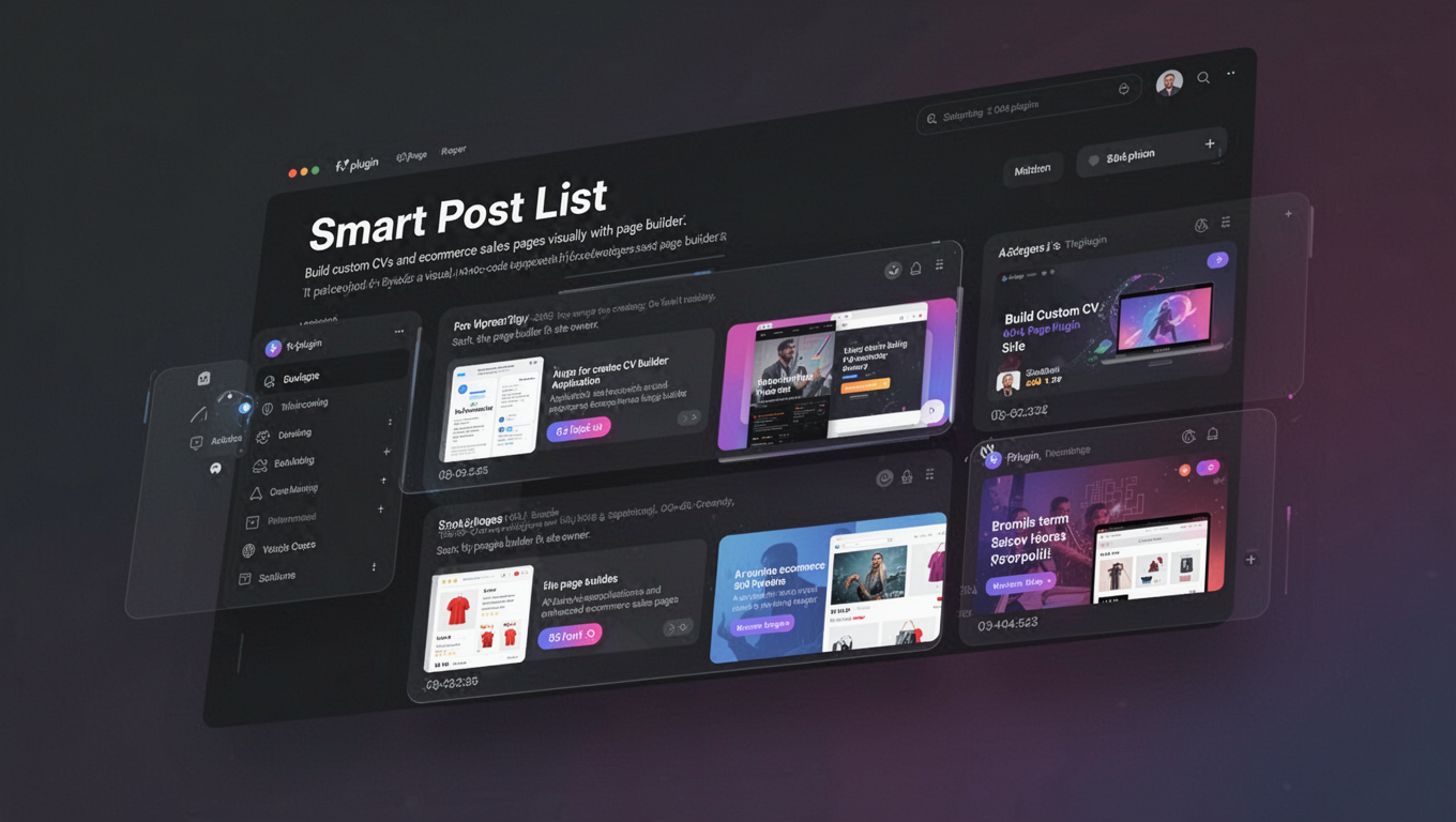 Preview of Smart Post List