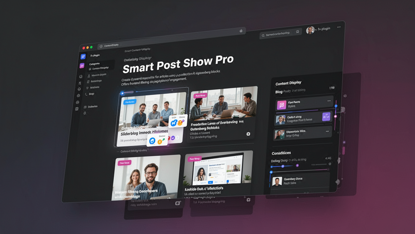 Preview of Smart Post Show Pro