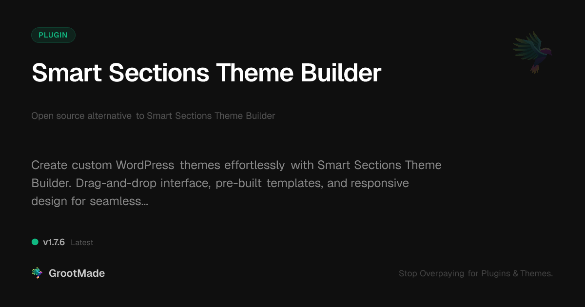 Preview of Smart Sections Theme Builder