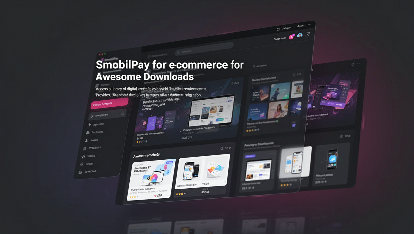 Preview of SmobilPay for e-commerce for Awesome Downloads