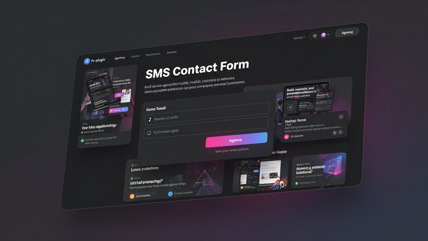 Preview of SMS Contact Form