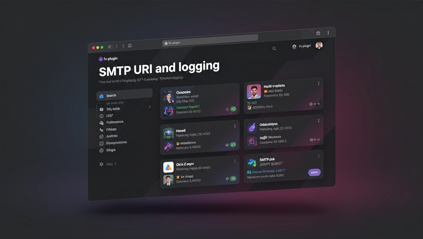 Preview of SMTP URI and logging
