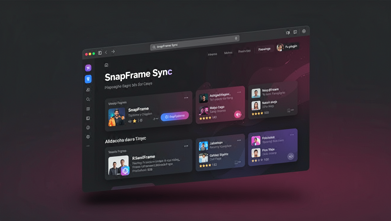 Preview of SnapFrame Sync