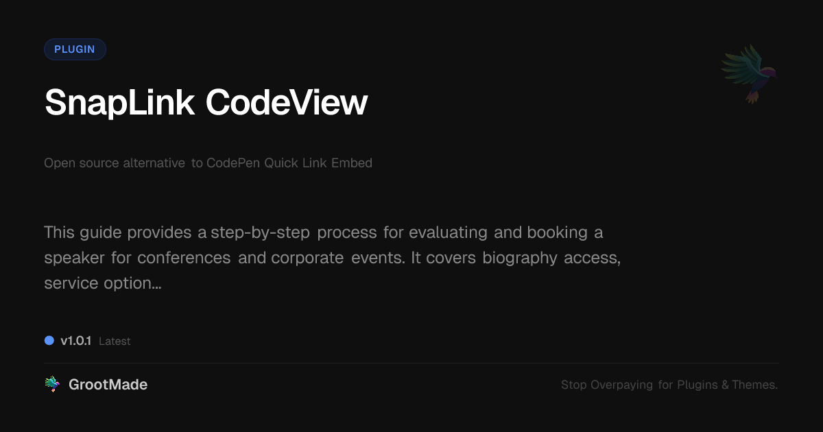 Preview of SnapLink CodeView