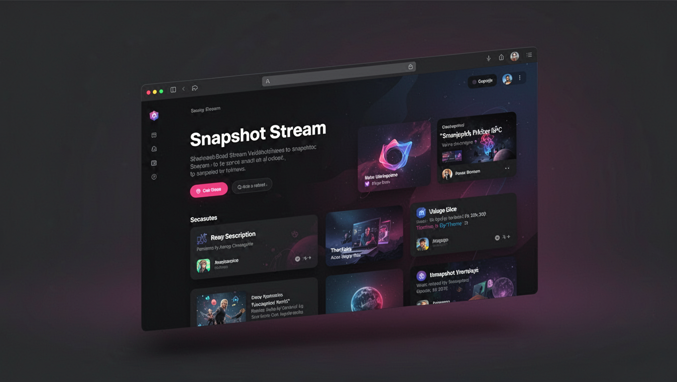 Preview of Snapshot Stream