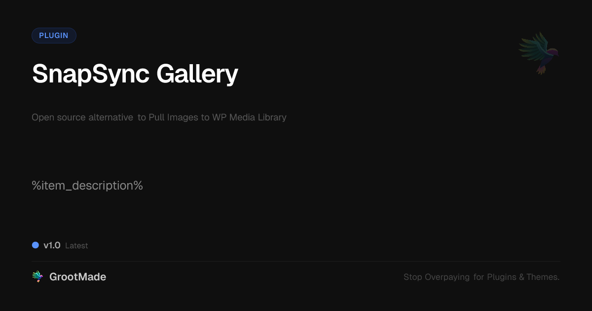 Preview of SnapSync Gallery