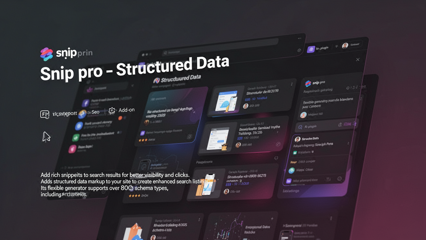 Preview of snip pro - Structured Data