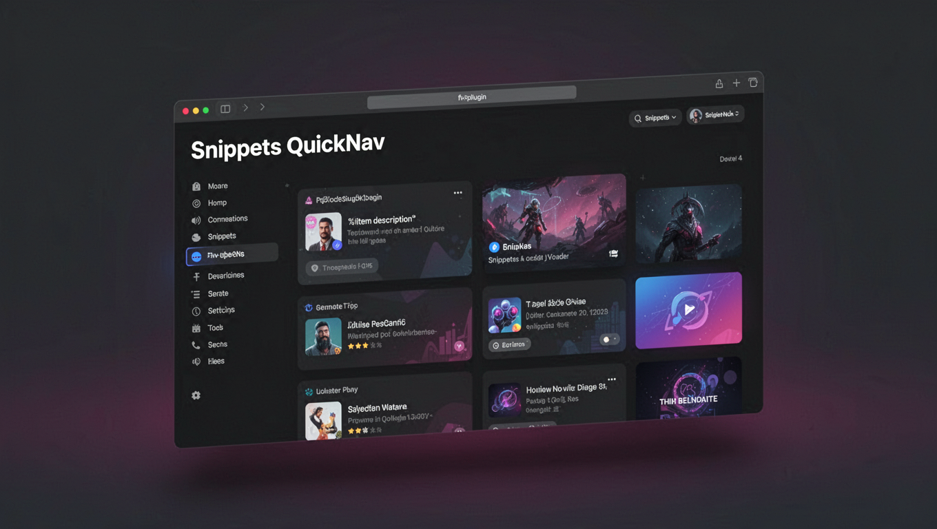 Preview of Snippets QuickNav