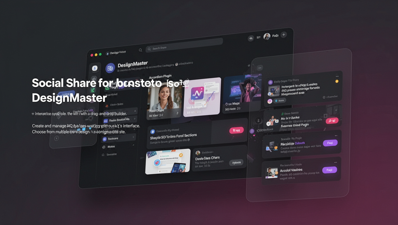 Preview of Social Share for DesignMaster
