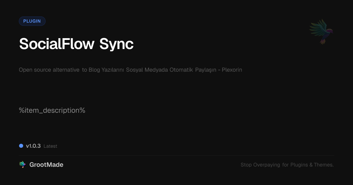 Preview of SocialFlow Sync