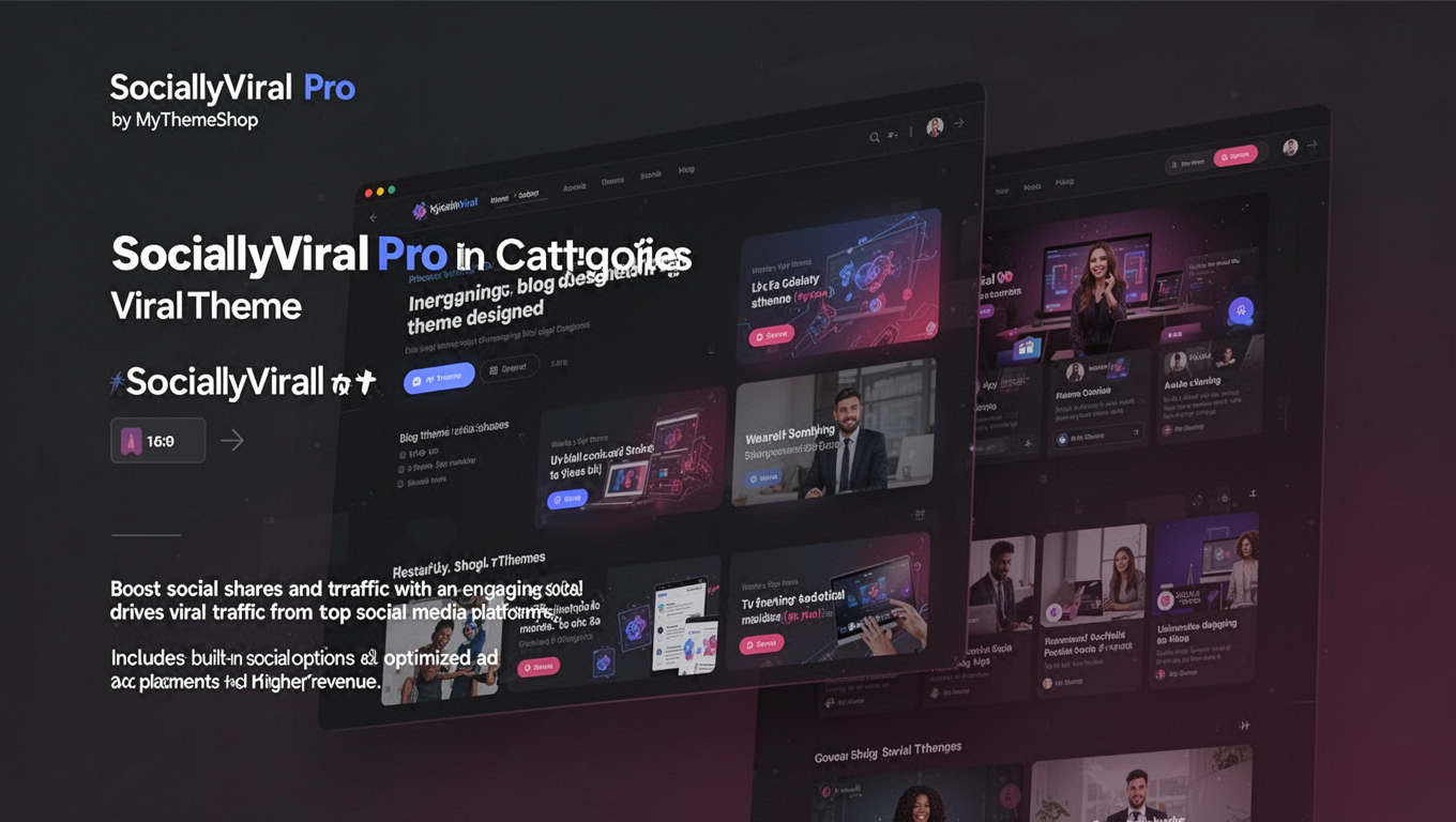 Preview of SociallyViral Pro by MyThemeShop