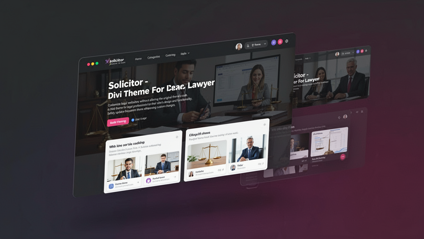 Preview of Solicitor - Divi Theme For Lawyer