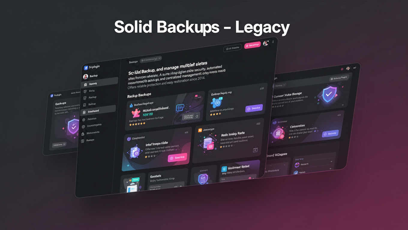 Preview of Solid Backups – Legacy