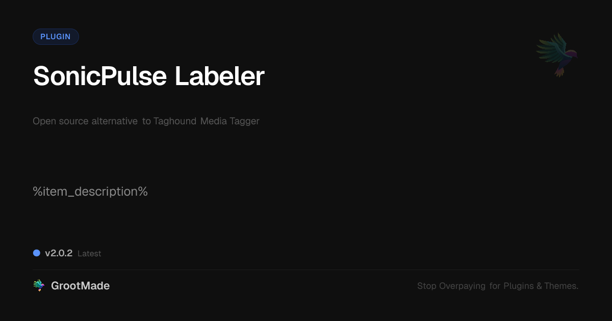 Preview of SonicPulse Labeler
