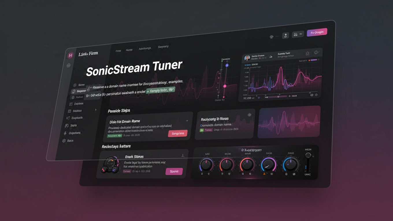 Preview of SonicStream Tuner