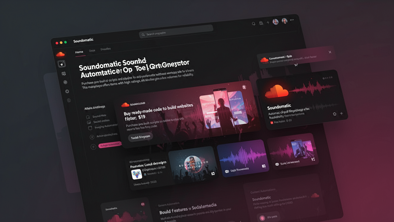 Preview of Soundomatic SoundCloud Automatic Post Generator